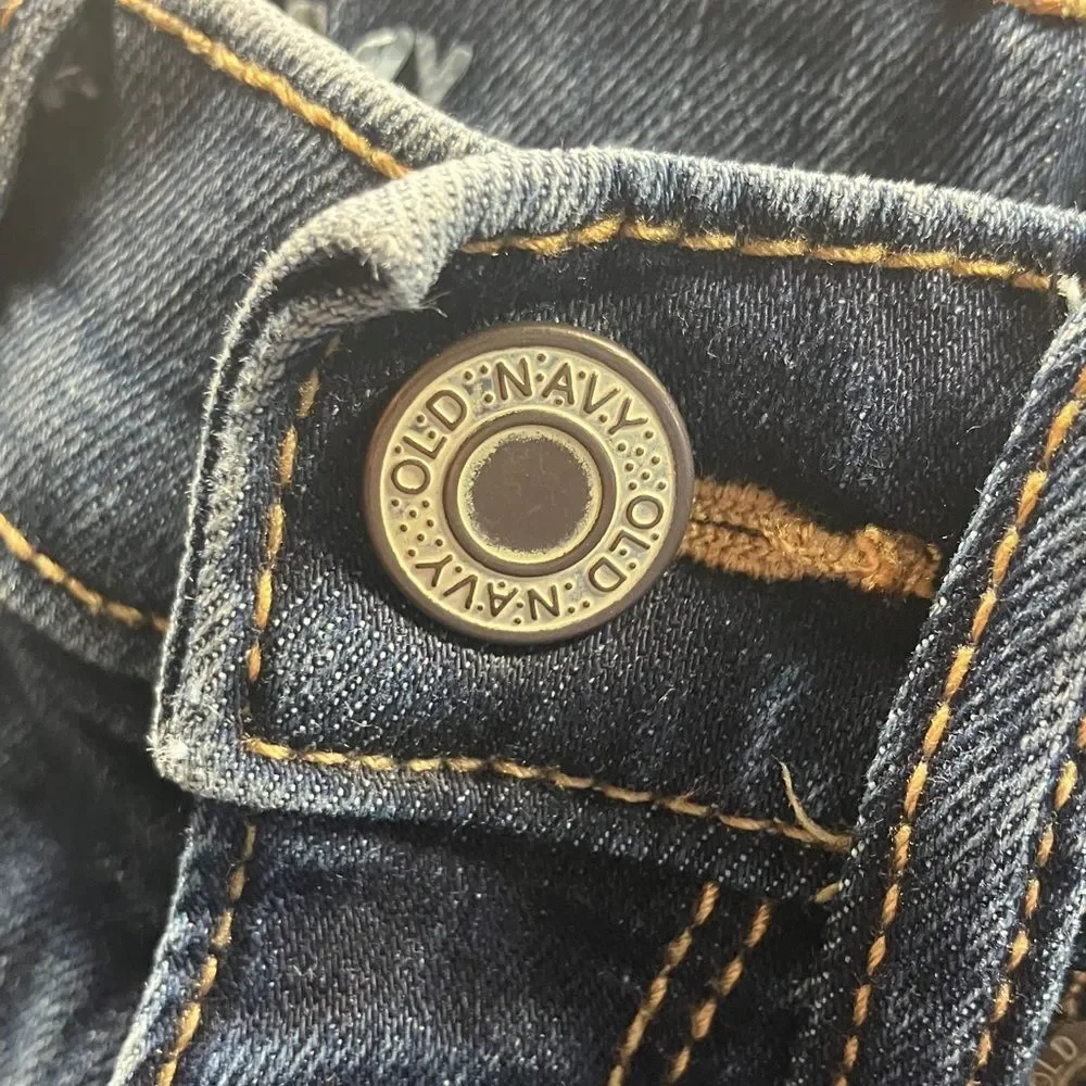 Old Navy Kids Dark Blue Slim/Stretch Jeans